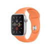 Refurbished Apple Watch Series 5 | 44mm | Aluminum Case Silver | Papaya Sports Band | GPS | WiFi + 4G