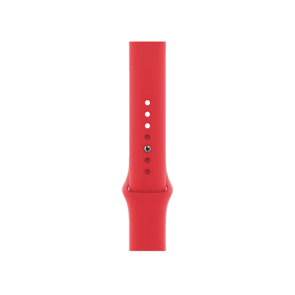 Refurbished Apple Watch Series 5 | 44mm | Aluminum Case Space Gray | Red sports band | GPS | WiFi