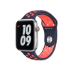 Refurbished Apple Watch Series 5 | 44mm | Aluminum Case Silver | Blue/Bright Mango Nike Sport Band | GPS | WiFi + 4G