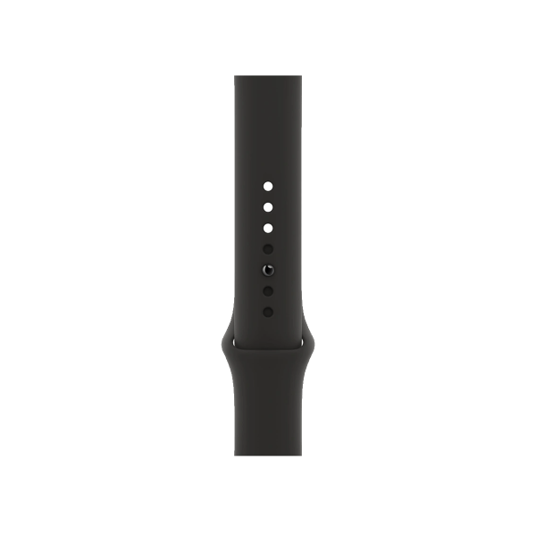 Refurbished Apple Watch Series 6 | 40mm | Aluminum Case Silver | Black Sport Band | GPS | WiFi + 4G