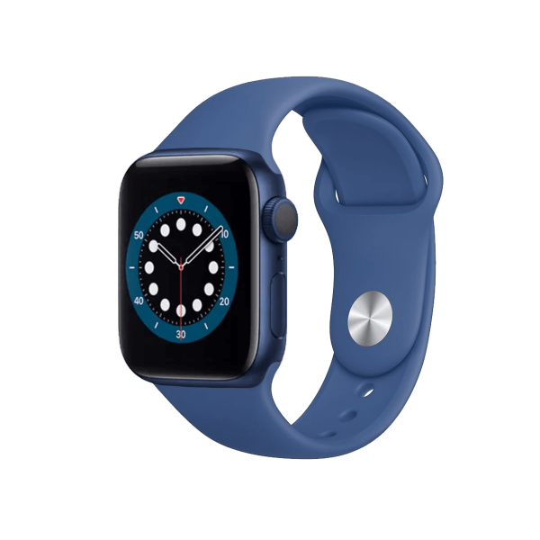 Refurbished Apple Watch Series 6 | 40mm | Aluminum Case Blue | Delft Blue Sport Band | GPS | WiFi + 4G