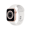 Refurbished Apple Watch Series 6 | 40mm | Aluminum Case Gold | White Sport Band | GPS | WiFi