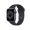 Refurbished Apple Watch Series 6 | 40mm | Aluminum Case Space Gray | Midnight Blue Sport Band | GPS | WiFi