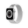 Refurbished Apple Watch Series 6 | 40mm | Stainless Steel Case Silver | Summit White Nike Sport Loop | GPS | WiFi + 4G