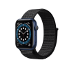 Refurbished Apple Watch Series 6 | 44mm | Aluminum Case Blue | Black Sport Loop | GPS | WiFi + 4G