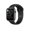 Refurbished Apple Watch Series 6 | 44mm | Aluminum Case Space Gray | Black Nike Sport Band | GPS | WiFi