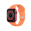 Refurbished Apple Watch Series 6 | 44mm | Aluminum Case Red | Papaya Sport Band | GPS | WiFi + 4G