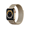 Refurbished Apple Watch Series 6 | 44mm | Stainless Steel Case Gold | Gold Milanese Strap | GPS | WiFi + 4G