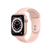 Refurbished Apple Watch Series 6 | 44mm | Aluminum Case Gold | Pink Sport Band | GPS | WiFi + 4G