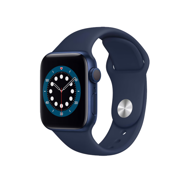 Refurbished Apple Watch Series 6 | 40mm | Aluminum Case Blue | Blue Sport Band | GPS | WiFi + 4G