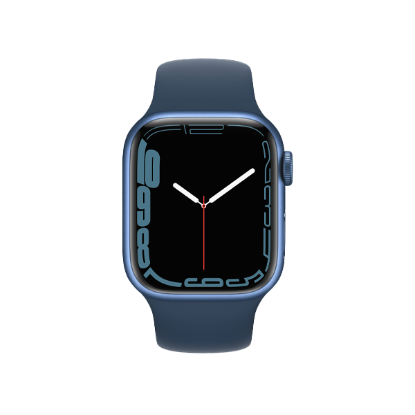 Refurbished Apple Watch Series 7 | 41mm | Aluminum Case Blue | Blue Sport Band | GPS | WiFi