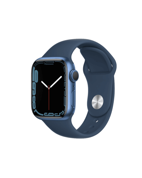 Refurbished Apple Watch Series 7 | 41mm | Aluminum Case Blue | Blue Sport Band | GPS | WiFi