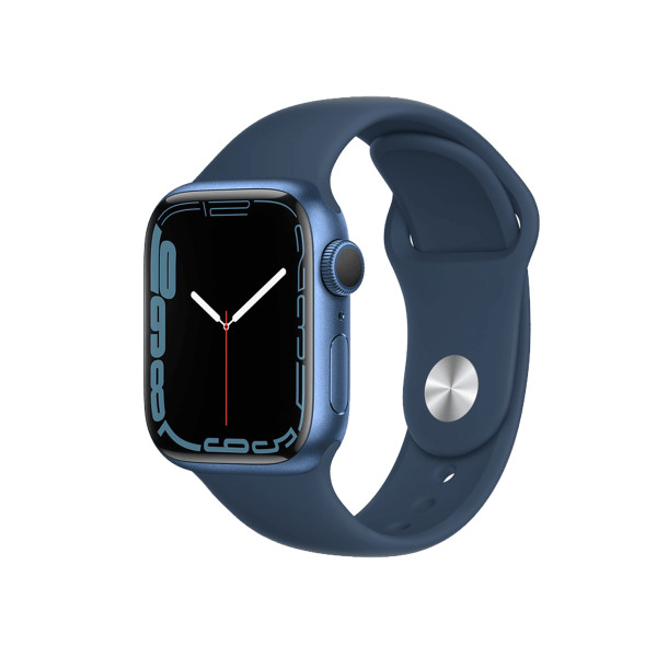 Refurbished Apple Watch Series 7 | 41mm | Aluminum Case Blue | Blue Sport Band | GPS | WiFi