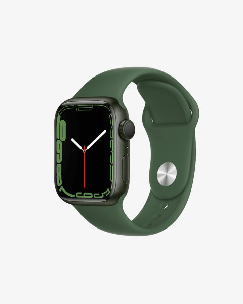 Refurbished Apple Watch Series 7 | 41mm | Aluminum Case Green | Green Sport Band | GPS | WiFi