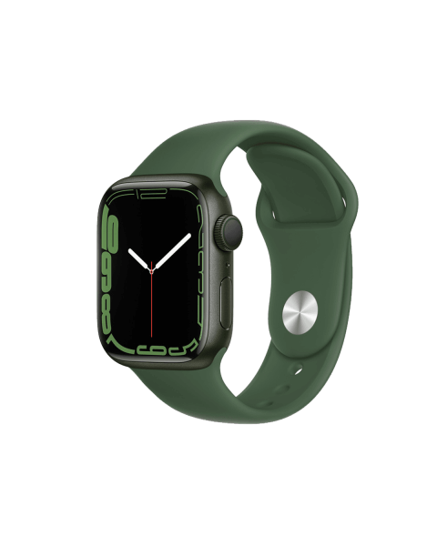 Refurbished Apple Watch Series 7 | 41mm | Aluminum Case Green | Green sports band | WiFi