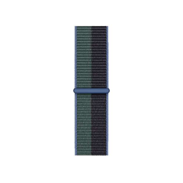 Refurbished Apple Watch Series 7 | 41mm | Aluminum Case Midnight Blue | Midnight/Eucalyptus Sport Loop | GPS | WiFi
