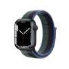 Refurbished Apple Watch Series 7 | 41mm | Aluminum Case Midnight Blue | Midnight/Eucalyptus Sport Loop | GPS | WiFi