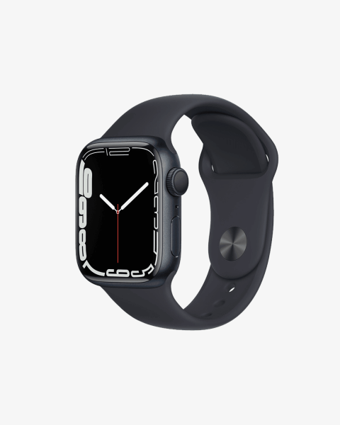 Refurbished Apple Watch Series 7 | 41mm | Aluminum Case Midnight Blue | Blue Sport Band | GPS | WiFi + 4G