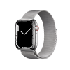 Refurbished Apple Watch Series 7 | 41mm | Stainless Steel Case Silver | Silver Milanese Strap | GPS | WiFi + 4G