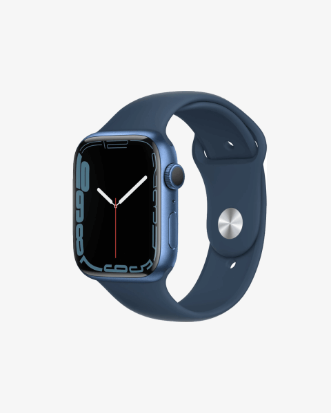 Refurbished Apple Watch Series 7 | 45mm | Aluminum Case Blue | Blue Sport Band | GPS | WiFi