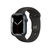 Refurbished Apple Watch Series 7 | 45mm | Aluminum Case Midnight Blue | Black Sport Band | GPS | WiFi + 4G