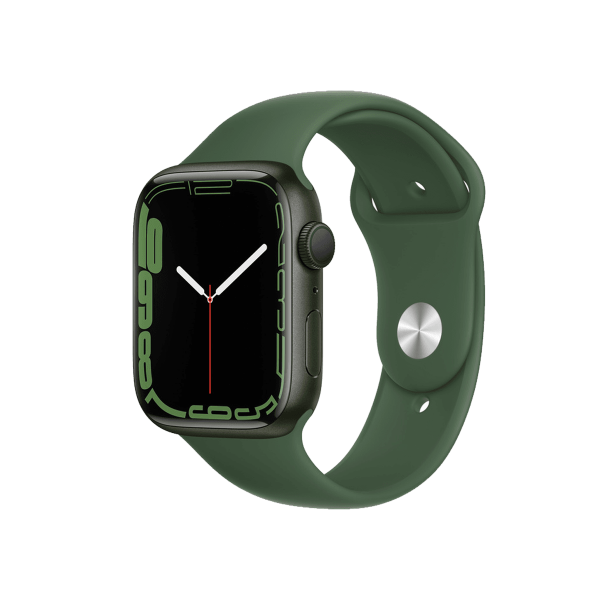 Refurbished Apple Watch Series 7 | 45mm | Aluminum Case Green | Green Sport Band | GPS | WiFi