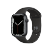 Refurbished Apple Watch Series 7 | 45mm | Aluminum Case Midnight Blue | Black Sport Band | GPS | WiFi + 4G