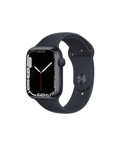 Refurbished Apple Watch Series 7 | 45mm | Aluminum Case Midnight Blue | Blue Sport Band | WiFi