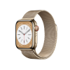 Apple Watch Series 7 | 45mm | Stainless Steel Case Gold | Gold Milanese Strap | GPS | WiFi + 4G