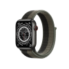Refurbished Apple Watch Series 7 | 45mm | Titanium Case Space Black | Tornado/Gray Sport Band | GPS | WiFi + 4G
