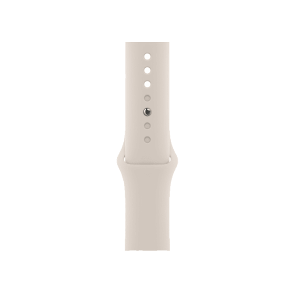 Refurbished Apple Watch Series 7 | 45mm | Stainless Steel Case Gold | Antique White Sport Band  | GPS | WiFi + 4G