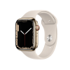 Refurbished Apple Watch Series 7 | 45mm | Stainless Steel Case Gold | Antique White Sport Band  | GPS | WiFi + 4G