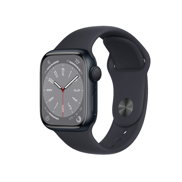 Refurbished Apple Watch Series 8 | 41mm | Aluminum Case Midnight Blue | Midnight Blue Sport Band | GPS | WiFi