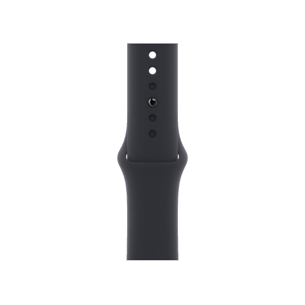 Refurbished Apple Watch Series 8 | 41mm | Stainless Steel Case Graphite | Midnight Blue Sport Band | GPS | WiFi + 4G