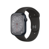 Refurbished Apple Watch Series 8 | 45mm | Aluminum Case Midnight Blue | Black Sport Band | GPS | WiFi