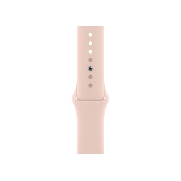 Refurbished Apple Watch Series 8 | 41mm | Aluminum Case Silver | Pink Sand Sport Band | GPS | WiFi + 4G