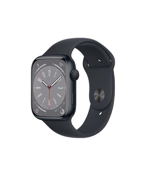 Refurbished Apple Watch Series 8 | 45mm | Aluminum Case Midnight Blue | Midnight Blue Sport Band | GPS | WiFi