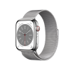 Refurbished Apple Watch Series 8 | 45mm | Stainless Steel Case Silver | Silver Milanese Strap | GPS | WiFi + 4G