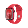 Refurbished Apple Watch Series 9 | 41mm | Aluminium Case Red | Red Sport Band M/L | GPS | WiFi