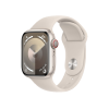 Refurbished Apple Watch Series 9 | 41mm | Aluminium Case Starlight | Starlight Sport Band M/L | GPS | WiFi + 4G