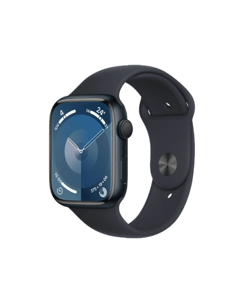 Refurbished Apple Watch Series 9 | 45mm | Aluminium Case Midnight | Midnight Sport Band M/L | GPS | WiFi