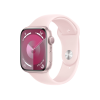 Refurbished Apple Watch Series 9 | 45mm | Aluminium Case Pink | Pink Sport Band M/L | GPS | WiFi