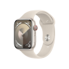 Refurbished Apple Watch Series 9 | 45mm | Aluminium Case Starlight | Starlight Sport Band S/M | GPS | WiFi + 4G