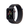 Refurbished Apple Watch Series SE | 44mm | Aluminum Case Space Gray | Charcoal Sport Loop | GPS | WiFi + 4G