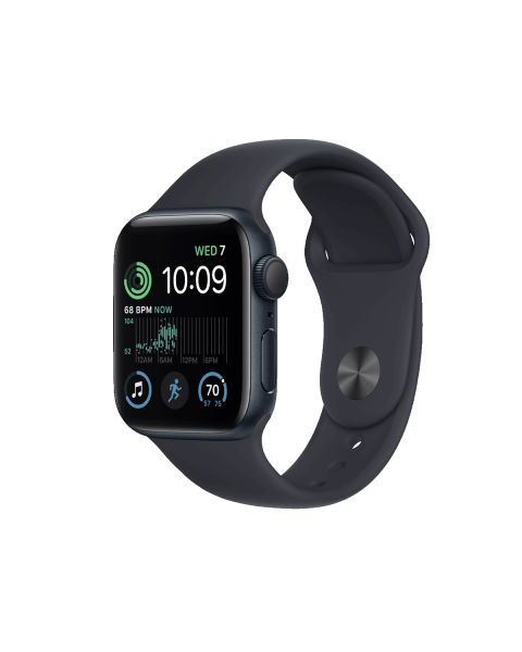 Refurbished Apple Watch Series SE 2022 | 44mm | Aluminium Case Midnight Blue | Midnight Blue Sport Band | GPS | WiFi 
