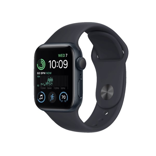 Refurbished Apple Watch Series SE 2022 | 44mm | Aluminium Case Midnight Blue | Midnight Blue Sport Band | GPS | WiFi 