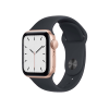 Refurbished Apple Watch Series SE | 40mm | Aluminum Case Rose Gold | Black Sport Band | GPS | WiFi + 4G