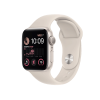 Refurbished Apple Watch Series SE 2022 | 40mm | Aluminum Case Starlight White | Starlight White Sport Band | GPS | WiFi