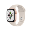 Apple Watch Series SE | 40mm | Aluminium Case Goud | Sterrenlicht wit sportbandje | GPS | WiFi + 4G