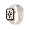 Refurbished Apple Watch Series SE | 40mm | Aluminum Case Gold | Starlight White Sport Band | GPS | WiFi